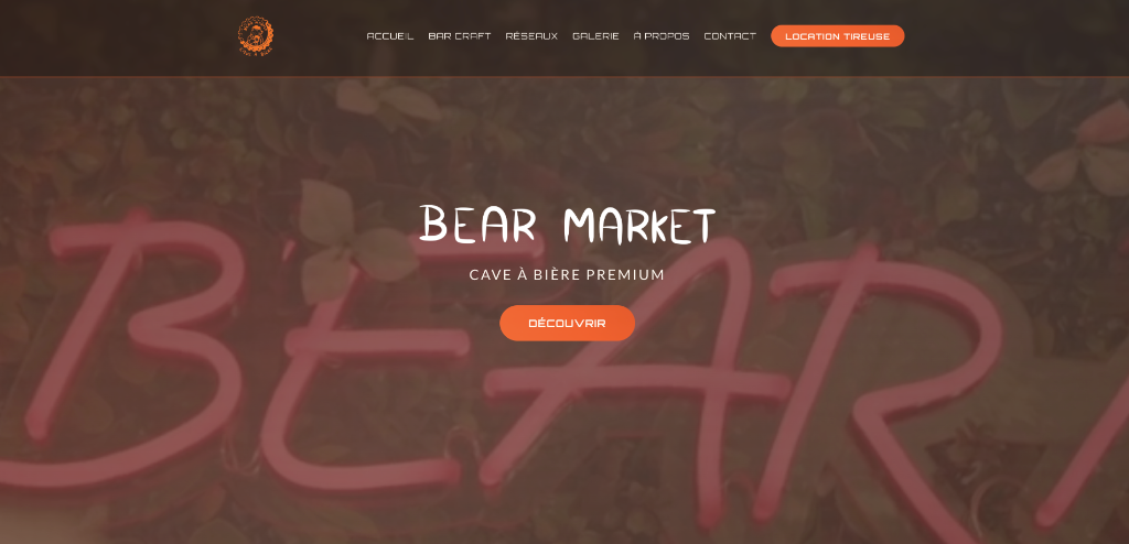 Bear Market - Cave à bière premium